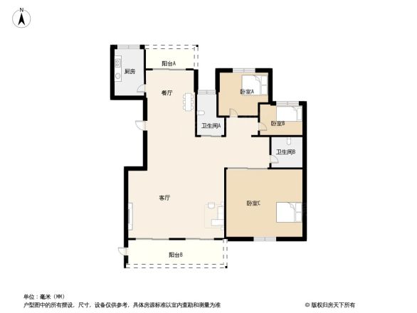 悦城花苑户型图