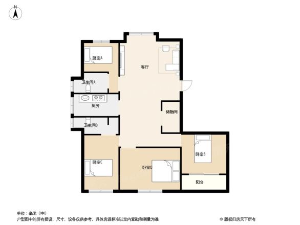 映江锦园户型图