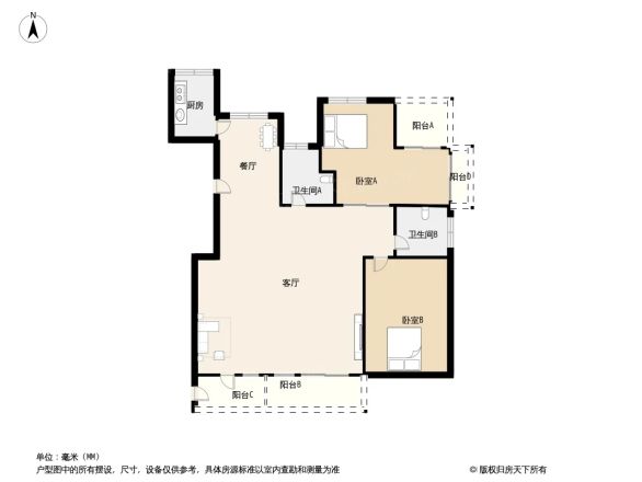 悦城花苑户型图