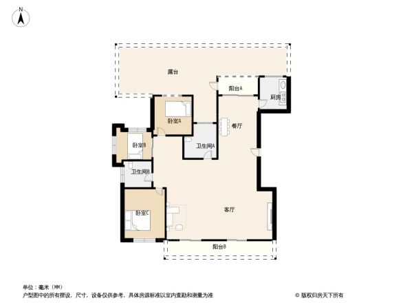 悦城花苑户型图