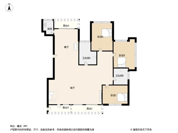 悦城花苑户型图