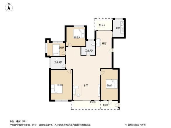 悦城花苑户型图