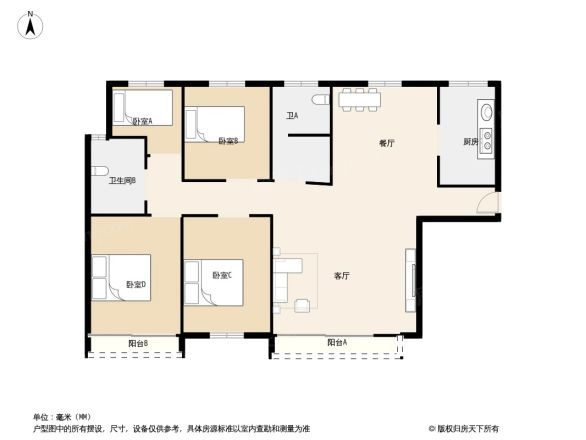 滨瓯景园户型图