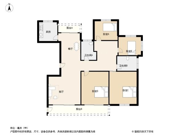 悦城花苑户型图