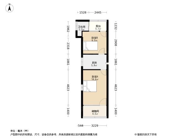 三官殿巷小区户型图