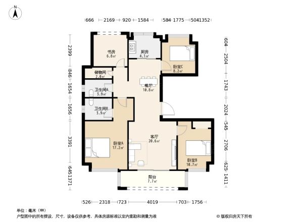华鸿万府户型图