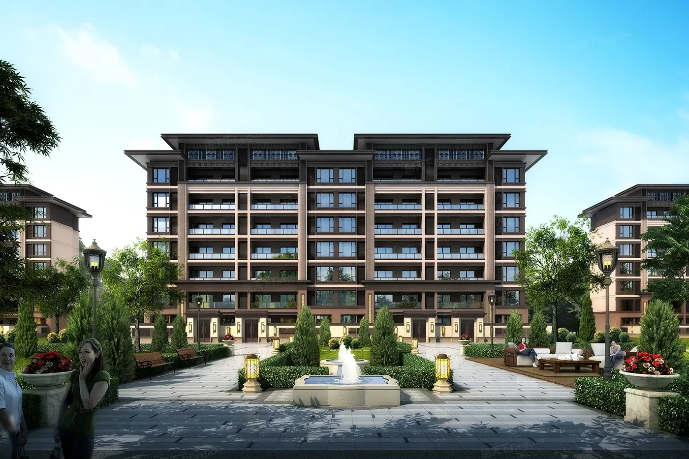 中厦幸福巷城效果图