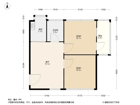 湖东路一村户型图