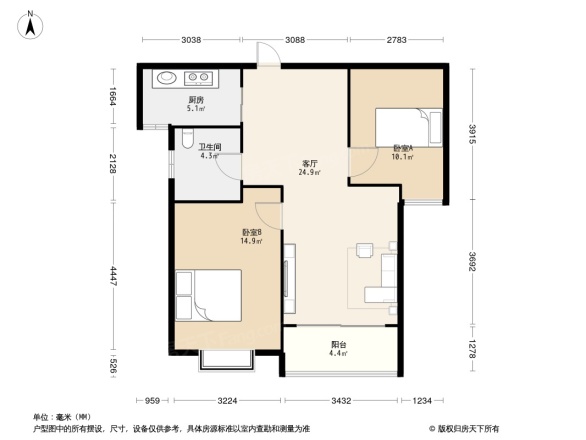 昆山颐景园 户型图图片