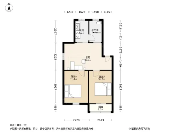 永泰家园北区户型图