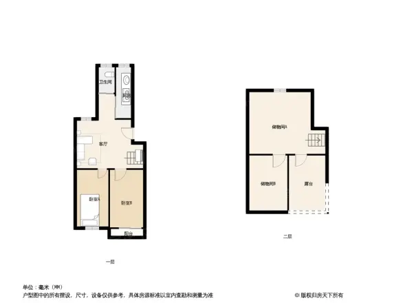 钢城花园三村户型图