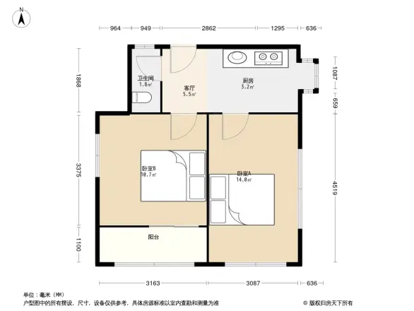 新岗小区户型图
