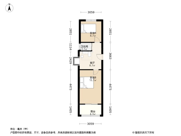 新岗小区户型图
