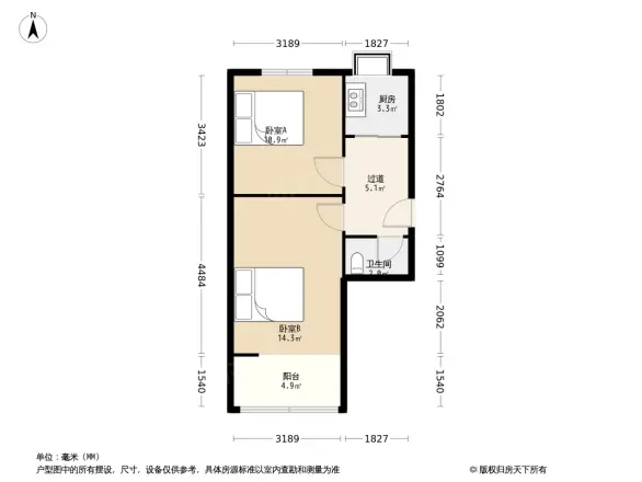 新岗小区户型图