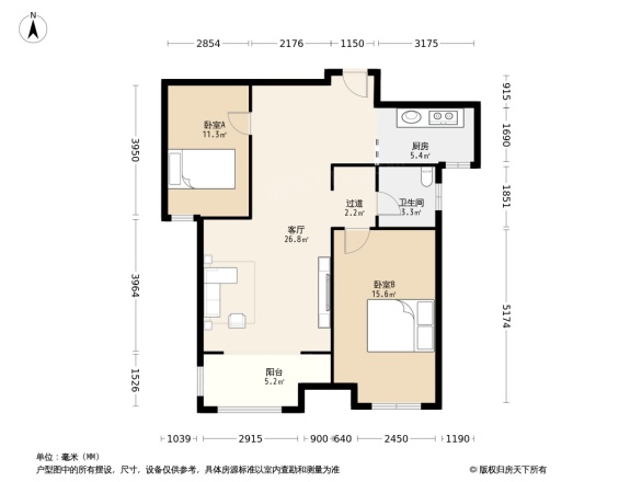 新里·维多利亚公馆户型图
