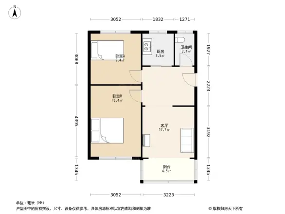 湖东三村户型图