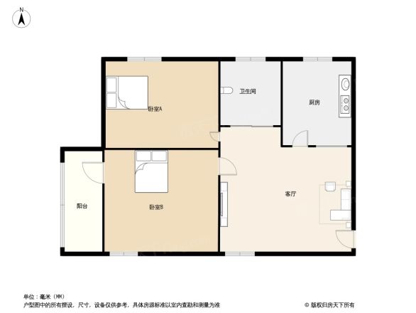 鸳鸯二村户型图