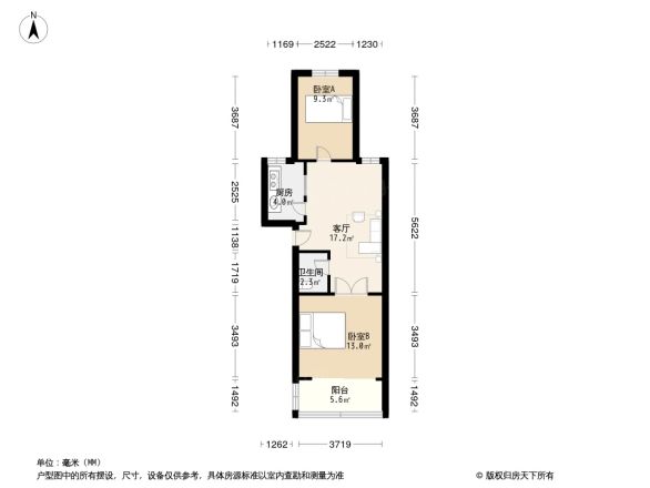 鸳鸯二村户型图