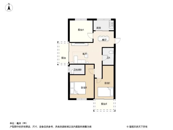 汇景名苑户型图
