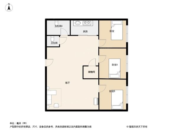 玉宏世纪大厦户型图