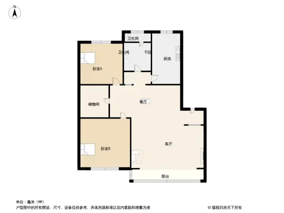 紫苑小区户型图