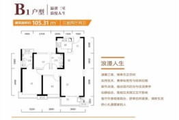 林凯城3室2厅1厨2卫建面105.31㎡