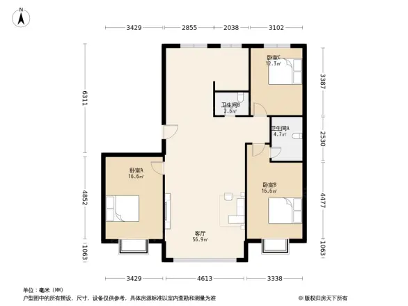 东达景苑户型图