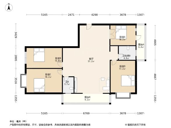 金地家园户型图