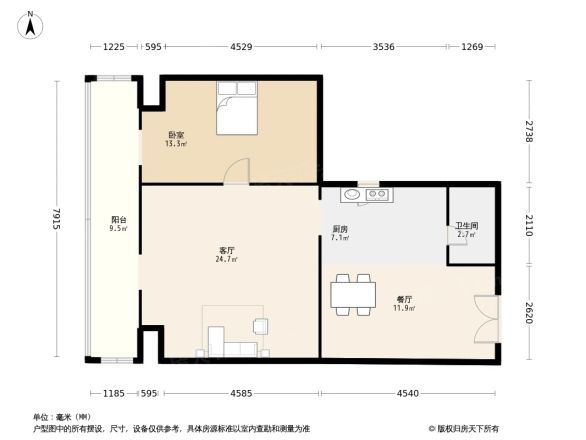 田地街小区户型图