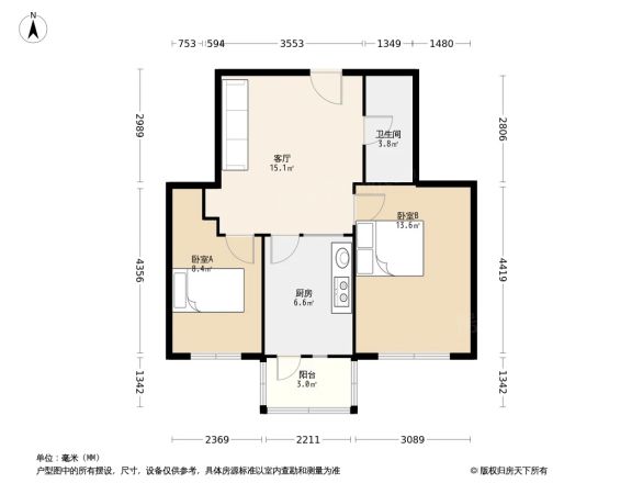 和兴路小区户型图