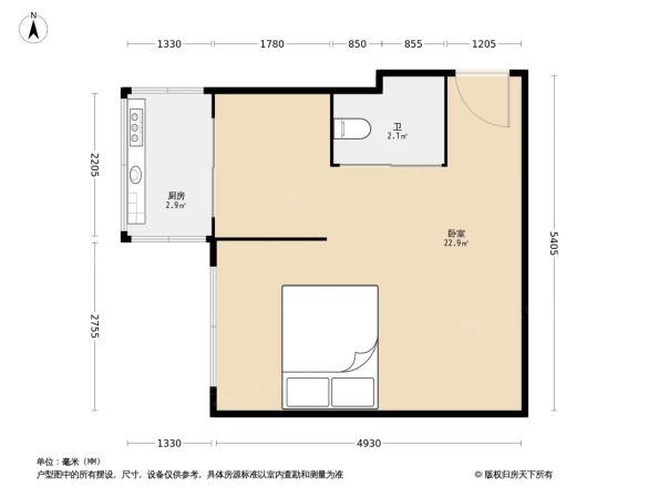 南康街5号户型图