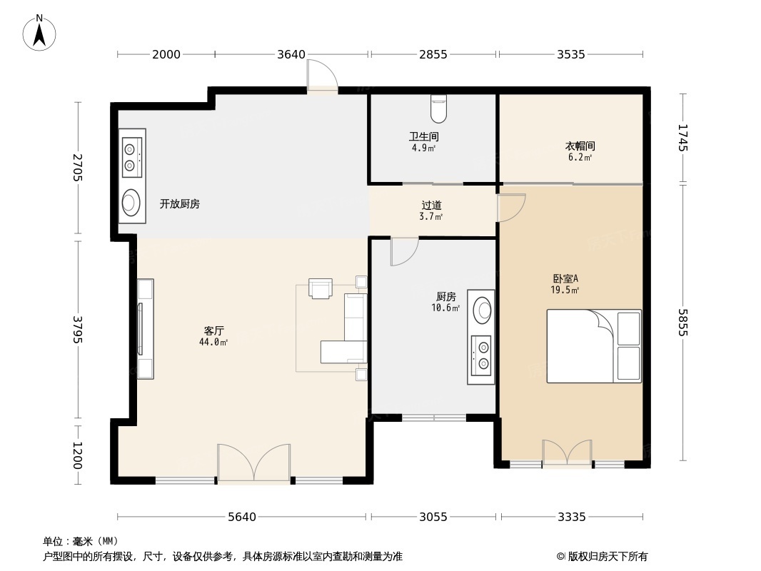 户型图1/2