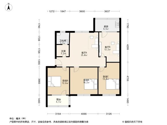 济北花园户型图
