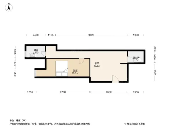 嘉信花园商住楼户型图