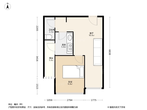 悦水蓝山户型图