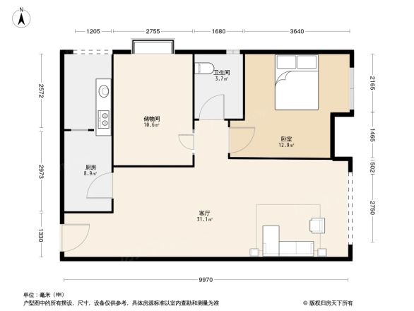 东城华府A区户型图
