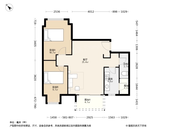 悦水蓝山户型图
