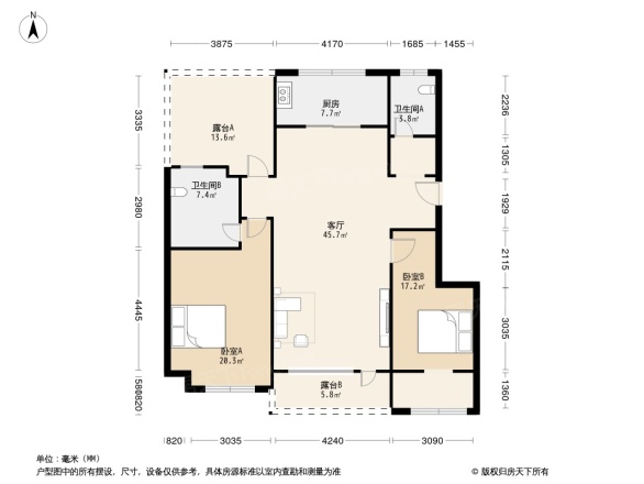 万科麓城户型图