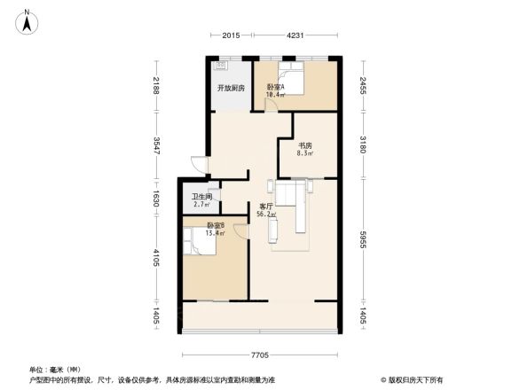 肿瘤医院宿舍户型图