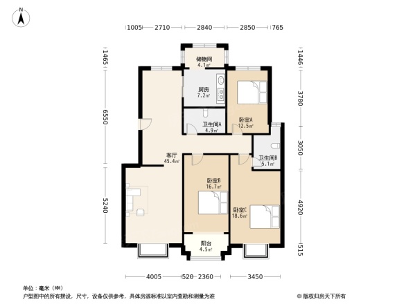 燕东秀府户型图