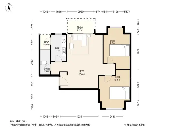 悦水蓝山户型图