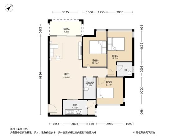 朗月华庭户型图