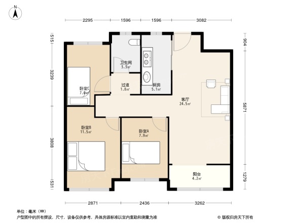 万科麓城户型图