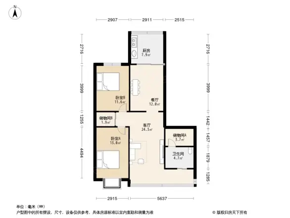 济南护理职业学院试验机场宿舍户型图