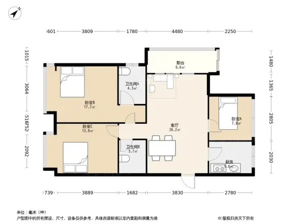 海潮雅园户型公布图片