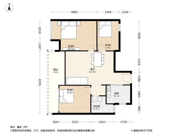 海潮雅园户型公布图片