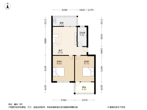 工业南路小鸭宿舍户型图