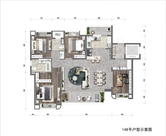 蓝光未来户型图