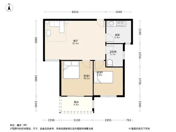 合郢花园二期户型图图片