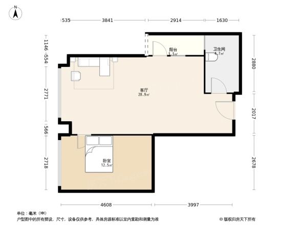 风临国际公馆户型图